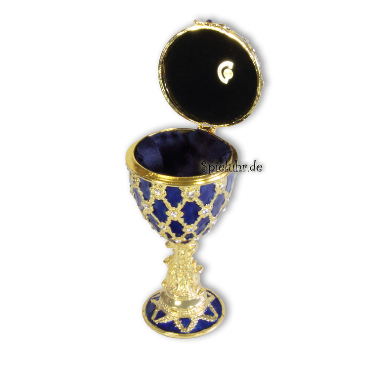Schmuck-Ei nach Faberge Art mit Spieluhren Melodie
