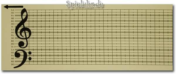 Lochband-Spieluhr 20 Ton f�r Bastler
