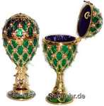 Schmuck- Ei nach Faberge Art mit Spieluhr