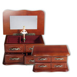Spieluhr Holz Schmuckschatulle/Schmuckk�stchen mit Spie