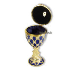 Schmuck-Ei nach Faberge Art mit Spieluhren Melodie