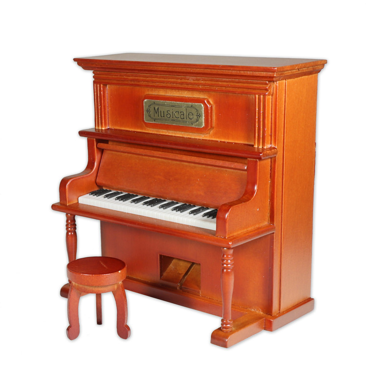 Holz Klavier Spieluhr mit w�hlbar Melodie 