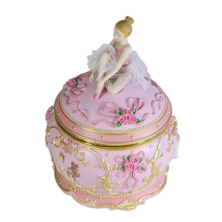 Schmuckdose mit Ballerina und Spieluhr