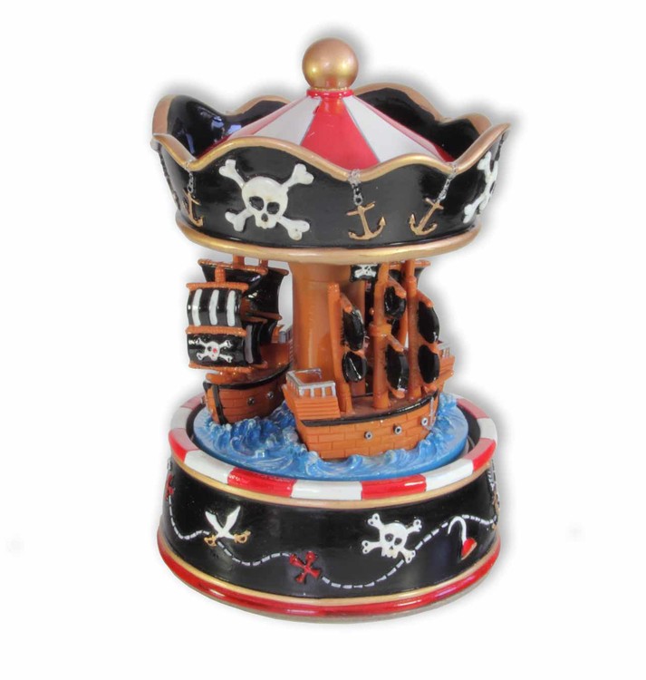 Piraten Karussell mit Spieluhr