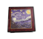 Bildlackdose Sternennacht von Vincent van Gogh mit Spieluhr