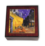 Bildlackschatulle Nachtcafe von Vincent van Gogh, mit Spieluhr