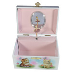 Ballerina Schmuckk�stchen mit Katzenmotiv