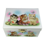 Ballerina Schmuckk�stchen mit Katzenmotiv