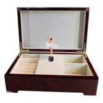 Holz Spieluhr Bildlackschatulle mit Ballerina f�r Erwachsene