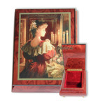 Schmuck-Schatulle Candlelight von Scatola, mit Spieluhr
