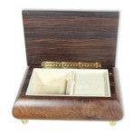 Schmuckschatulle Intarsien Motiv Instrument, Spieluhr Melodie w�hlbar